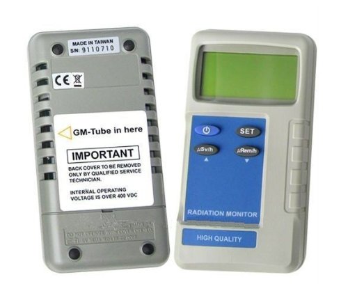 Gowe Digital nuclear Gamma Radiación Detector Monitor Geiger Contador Dosimetro + Integrado Geiger-Mueller Tubo