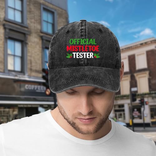 Baseball Cap,Official Mistletoe Tester Dad Hat Gifts for Men Women2