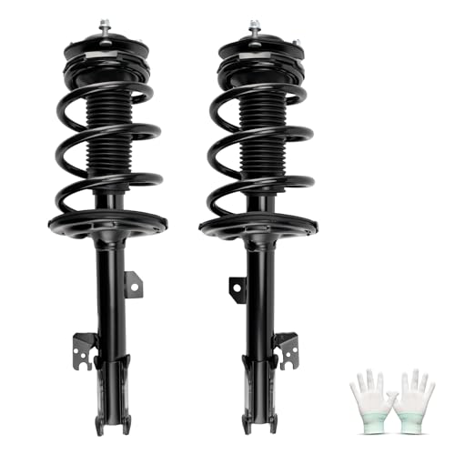 Image of PHILTOP Front Strut Shock Absorber w /Coil Spring for Venza 2pcs | Replace OE 172962,172963,for 2009-2012 Venza Amortiguadores Delanteros,OE Replacement,Direct Bolt-On Installation