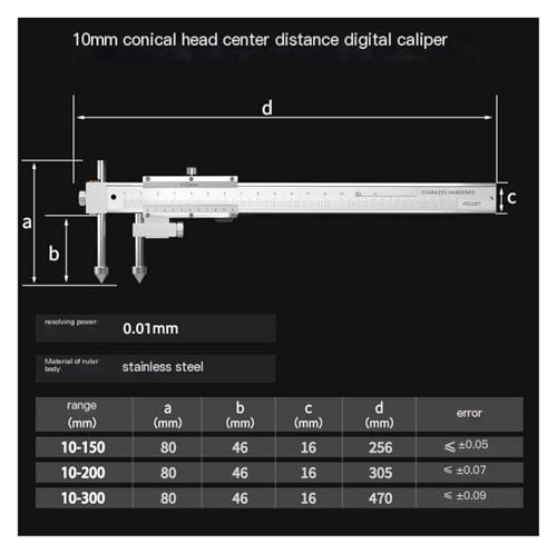 Calibrador Vernier de acero inoxidable 5-150mm miniatura 2