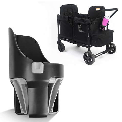 Tributary Brands Large Cup Holder Compatible with Wonderfold Wagon - Large Cup Holder Attachment Designed for Wonderfold Wagon W2 and W4 Accessories