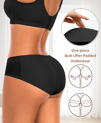 Image of Werena Butt Lifter Panties for Women Padded Underwear | Seamless, Booty Pads, Butt Lifting Shapewear Briefs