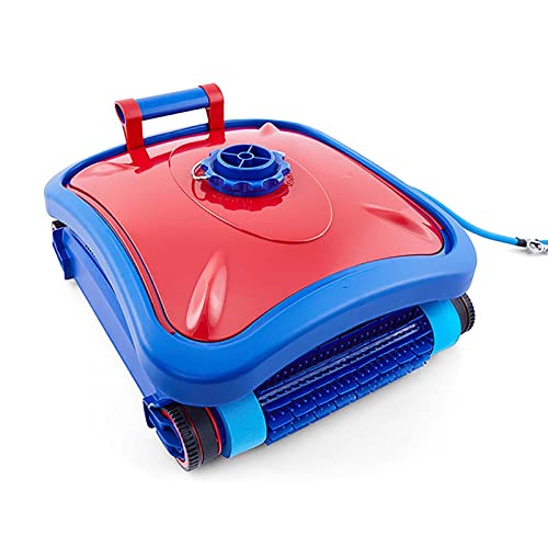 LYFDPN Limpiafondos robótico para Piscinas con más de 2 Horas de Funcionamiento y Potencia de succión de 200 W, Aspirador automático para Piscinas para