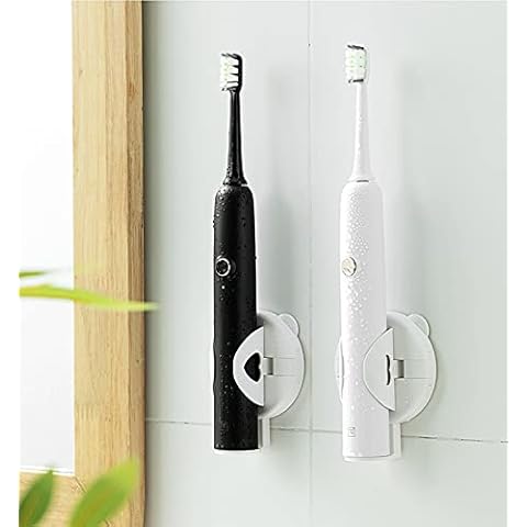 Electric Toothbrush Holder, (2 PCS) Simple Wall Mounted Electric Toothbrush Holder for Most Electric ToothBrush ,Auto Lock ToothBrush by Gravity Cover