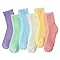 6 Pairs Women's Fluffy Socks Fuzzy Socks, Fluffy Sock Warm Winter Slipper Sock Cozy Bed Sock for Women Indoor Sleeping