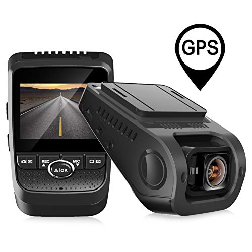 Pruveeo 112GW FHD 1080P Dash Cam, Built-in GPS, Dash Camera for Cars