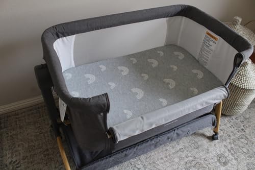 Image of Baby Bassinet Mattress Topper, Waterproof Replacement Pad with Removable & Washable Mattress Covers (for Mika Micky /ANGELBLISS /Koolerthings)