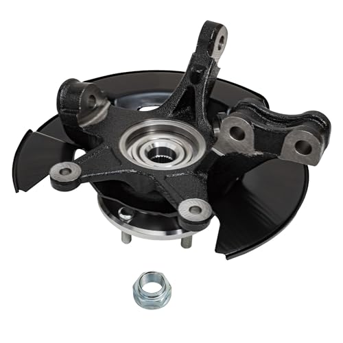 Image of Detroit Axle - Front Left Steering Knuckle and Wheel Hub Bearing CV Axle