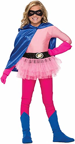 Camisa de disfraz de superhéroe para niño rosa miniatura 1