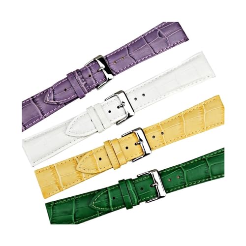 Bracelet en cuir bleu avec boucle chic ajustement parfait pour montre DW - 2
