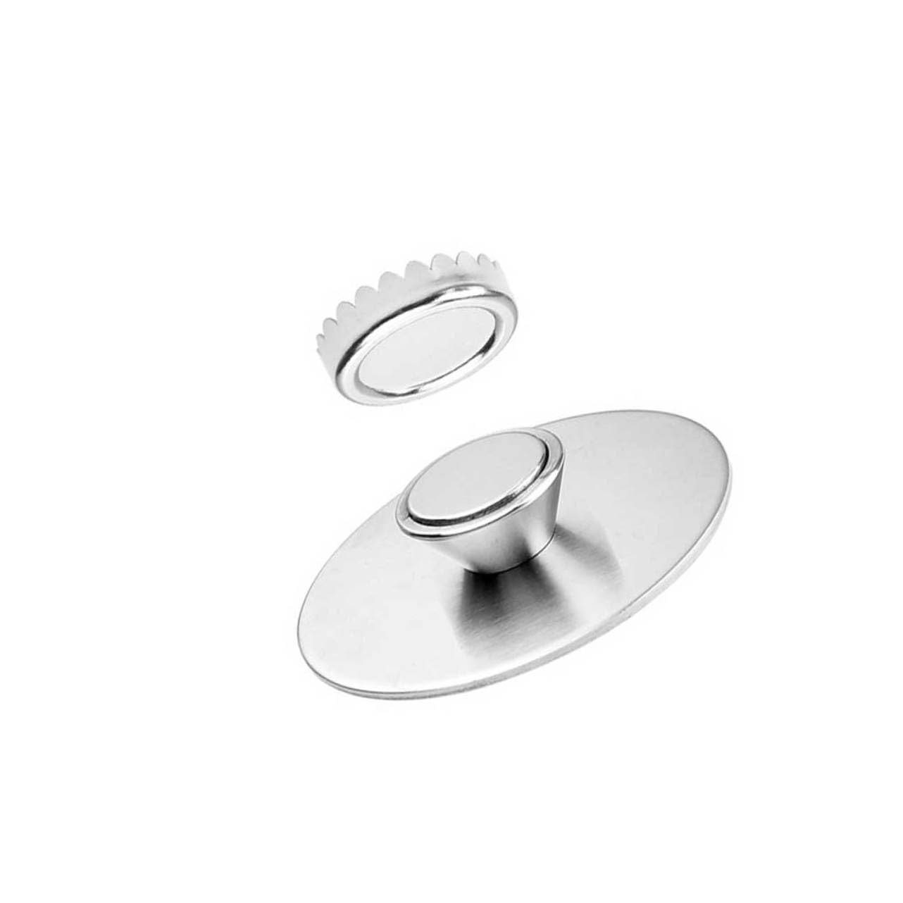 PRETYZOOM 6pezzi Magnetic Soap Holders Da Porta Sapone Murale Con Di Draining Elegante e Pratico Per Bagno e Cucina Facile Installazione Con Accessori Inclusi
