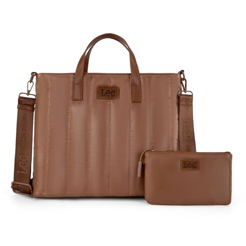 Image of Montana West x Lee Puffer Tote Bag Lightweight Crossbody Bags for Women with Clutch