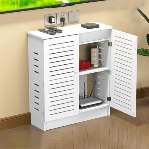 Box pour routeur WiFi pour salon et bureau cache modem élégant