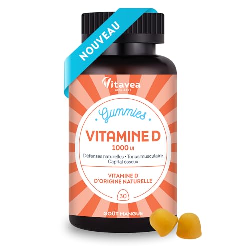 Vitavea - Gummies Vitamine D - Complément alimentaire Défenses naturelles,
