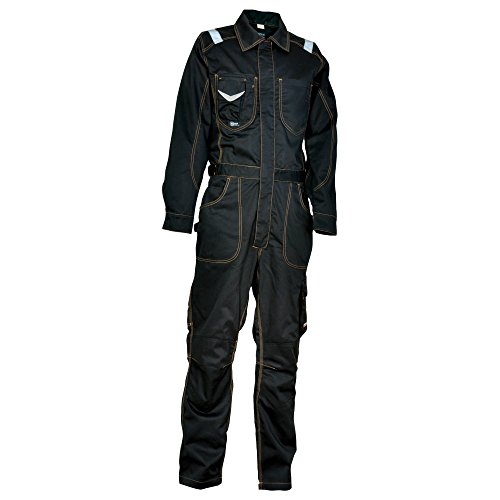 Cofra S.r.l. 40-00V00505-52 Cofra Overall PIT-STOP V005-0-05 Mechaniker Arbeitsoverall 52, BLACK/BLACK 1 Cofra S.r.l. 40-00V00505-52 Cofra Overall PIT-STOP V005-0-05 Mechaniker Arbeitsoverall 52, BLACK/BLACK