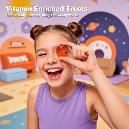 Amos Fruit Snacks Gummy Candy, Astronaut Space Gummies, Made with Fruit Puree, Mixed Berry Flavor Fortified with Vitamin C, Soft Chewy On The Go Lunchbox Snacks, 8.47 oz (240g) - image 7