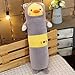 Mhtop 65~120cm Cartoon gekleidet zylindrisches Tierspielzeug Gefüllte Schwein Ente Bär Sagen Liebe Plüschtier Schlafbein Kissen Kinder Geschenk