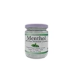 Silky Scents 4 oz Premium Menthol Crystals 100% Pure Organic and Natural in Glass Jar