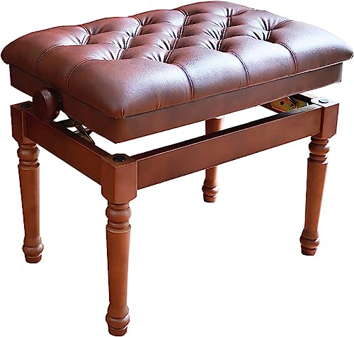 Yisss Tabouret Piano,Banquette Piano Banc Banc de Piano réglable avec Jambe en Bois Massif Banc de Clavier Support de Piano Banc de Maquillage Dressing Tabouret Cuir PU Marron foncé (Marron nul) - Les Beatles, Paul McCartney, John Lennon, RIngo Starr, George Harrison Yisss Tabouret Piano,Banquette Piano Banc Banc de Piano réglable avec Jambe en Bois Massif Banc de Clavier Support de Piano Banc de Maquillage Dressing Tabouret Cuir PU Marron foncé (Marron nul)