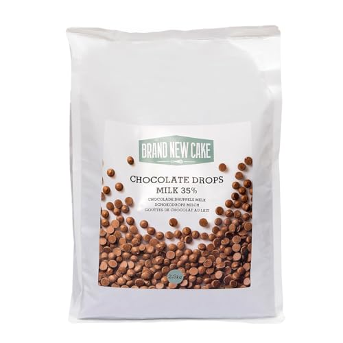 BrandNewCake Chocolate Gotas Leche (35%) 2,5kg