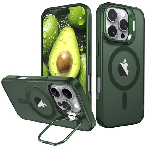 Coque iPhone 14 Pro Max antichoc fine et transparente avec béquille magnétique MagSafe