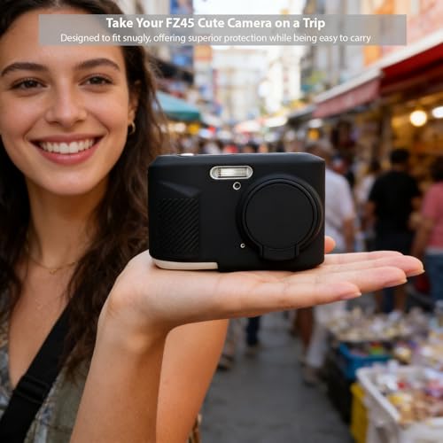 Funda Silicona para Cámara Kodak Pixpro FZ45 Negra miniatura 2