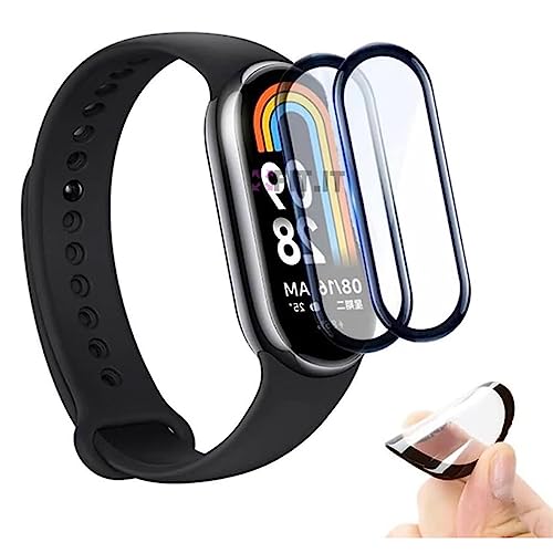 Kit 2 Películas de Tela Nano 5D Bordas para Xiaomi Band 8
