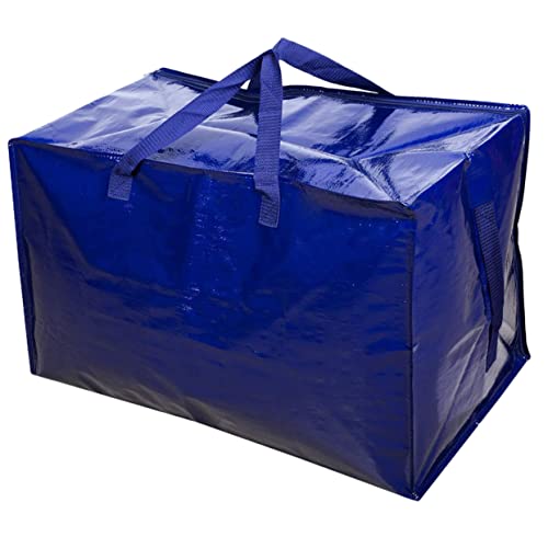 PartyKindom Travel Duffle Bag Large Capacity Heavy Duty Moving Bag Handles Zipper Storage Organizer for Clothes Bedding Towels Luggage