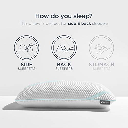 Image of Tempur-Pedic TEMPUR-Adapt ProLo + Cooling-Queen Pillow, white