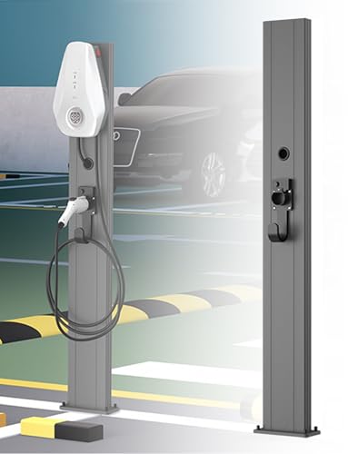 Borne de recharge électrique sécurisée au sol à code anti-vandale - 2