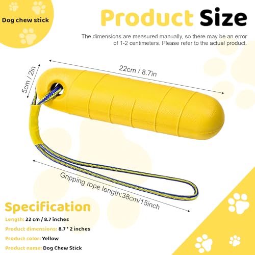 MplehDa Schwimmender Hundedummy, Hundespielzeug Wasserspielzeug Hund für Wurf- und Apportierspiele an Land und im Wasser, Interaktives Hundespielzeug, Hunde Spielzeug Schwimmend Hundetraining