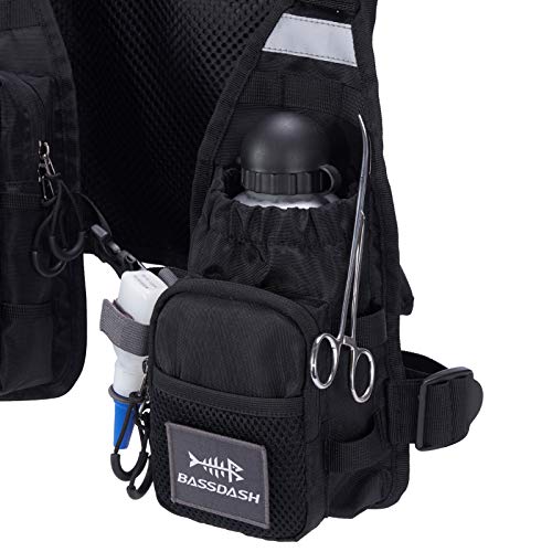 Bassdash FV08 Fliegenfischerweste Anglerweste Ultra Lightweight für Männer und Frauen Tragbare Brustpackung