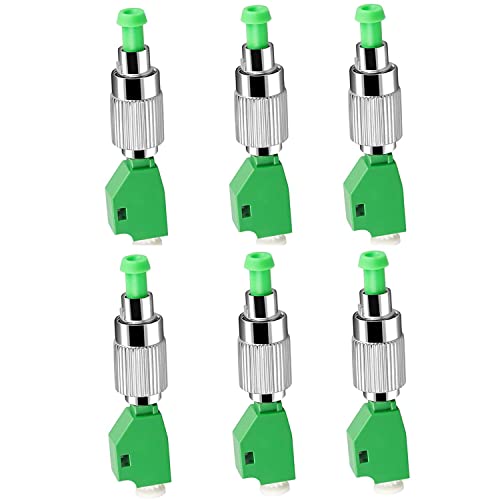Adaptateur fibre optique FC/APC mâle vers LC/APC femelle monomode haute précision - 6x