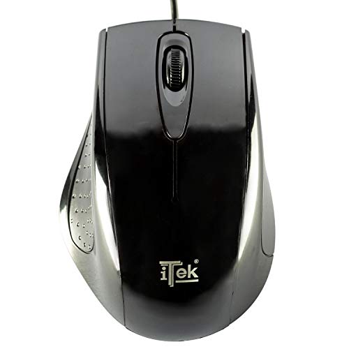 Mouse iTek ergonomico 3 tasti scroll USB retail