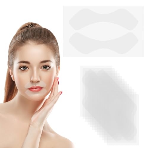 12 Paires de Patchs Anti-Rides pour les Lèvres et Rides Du Sourire, Bandes de Lifting des Lèvres Réutilisables Patchs Hydratants pour le Visage Rides et Ridules Lissées