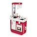 Smoby Cucina 310818 Bon Appetit-Cucinetta Giocattolo con Accessori, Rossa, Colore Rosso