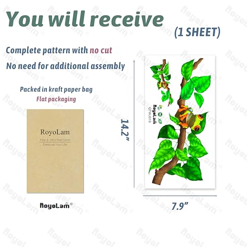 Vinilo decorativo Rana de árbol con ojos rojos para pared miniatura 4