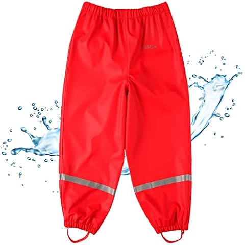BMS Regenbundhose, wasserdicht für Mädchen in Rot Größe 128 Cover