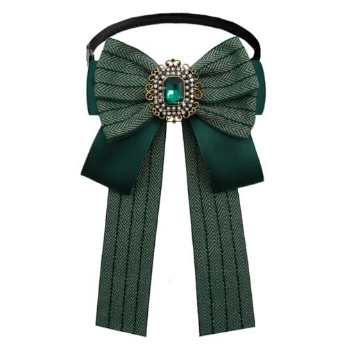 Image of Womens Bow Tie Adjustable Rhinestone Bowtie for Women Ladies Girls Pre-tied Womens Tie for Shirt Suit Uniform