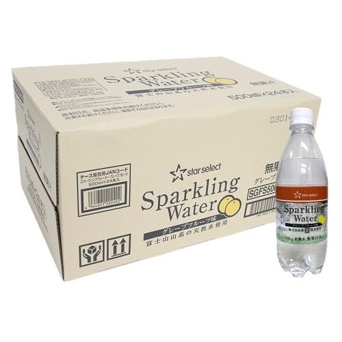 スターセレクト スパークリングウォーター(炭酸水)グレープフルーツ500ml1ケ…