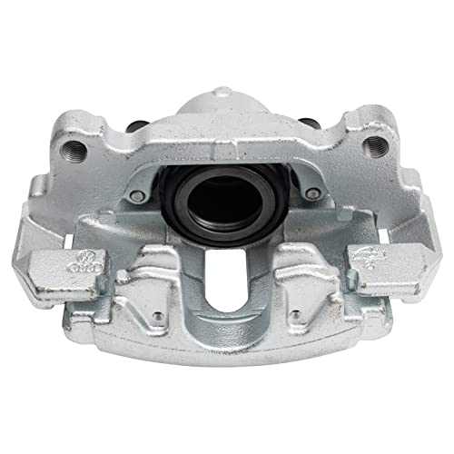 Image of TRQ Front Brake Caliper Set Compatible with 2010 Audi A3 2010-2015 TT Quattro 2012-2019 Volkswagen Beetle 2010-2014 Golf 2008-2013 GTI 2005-2017 Jetta 2006-2010 Passat 2006-2009 Rabbit