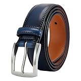 【Matière de Qualité】: Cette Ceinture Homme est fabriquée en simili-cuir résistant et une boucle en alliage métallique sans nickel. Le matériau en cuir est solide et la boucle est hypoallergénique.