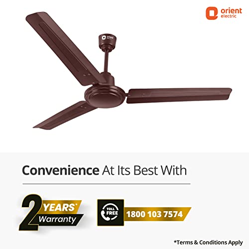 Image of Orient Electric 1200mm Falcon 400 High Speed Ceiling Fan (Brown)