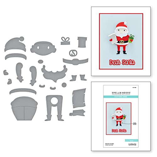 Matrices de découpe Dancin' St. Nick Spellbinders pour animer vos albums de Noël