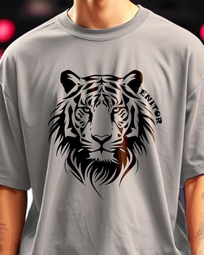 Image of AUSK Oversized Tshirts || Half Sleeve Round Neck T-Shirts for Men
