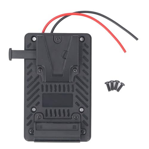 Image of Zinc Alloy V Mount Battery Plate, High Hardness Lightweight Design for Camera Video Equipment with 14.8V Input and Output Voltage