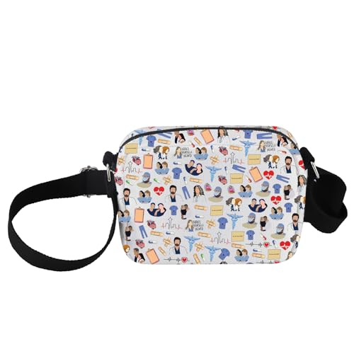 PXTIDY TV Show Inspired Characters Crossbody Bag Doctor Fans Merchandise Inspired Gifts for Tv Show Fans