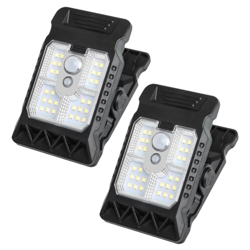 Générique Lampes à Pince solaires | éclairage extérieur | Mini Spots LED solaires avec Pince pour Balcon, Jardin, Camping, terrasse | étanches,...
