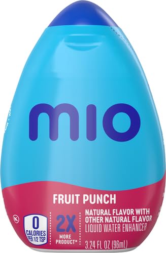 Image of MiO Sugar-Free Fruit Punch Naturally Flavored Liquid Water Enhancer 1 Count 3.24 fl oz (Pack of 2)