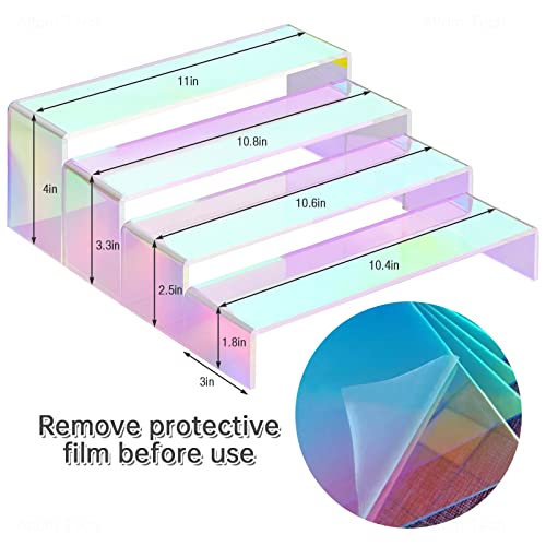 Présentoir acrylique irisé NiHome : étagère design pour cupcakes et déco - 7